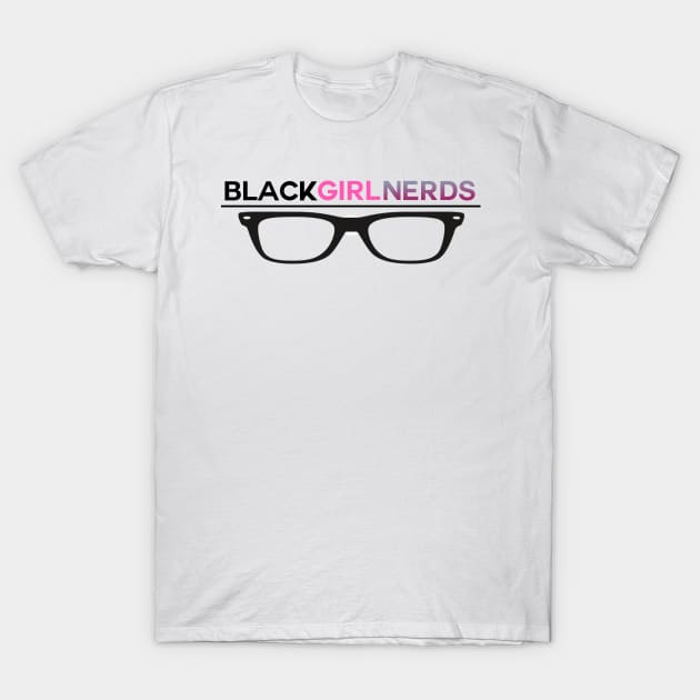 Black Girl Nerds Glasses Logo T-Shirt by BlackGirlNerds